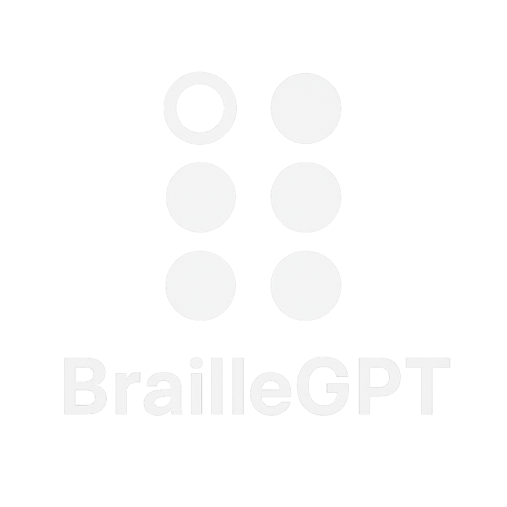 BrailleGPT